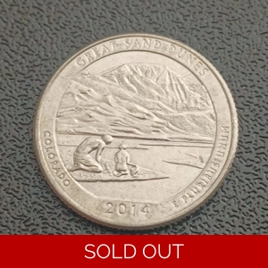 1/4 Dollar - Colorado - Great Sand Dunes