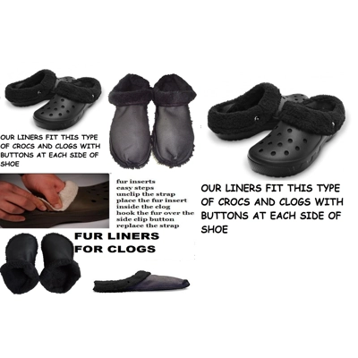 Fluffy Liners Insoles for Crocs  Shoes Insole White Fur Inserts For Mammoth Croc Furry Inners Warm Fluffy Liners Insoles for Crocs  Shoes Insole White Fur Inserts For Mammoth Croc Furry Inners Warm