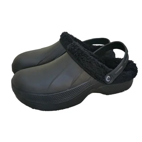 Fur Lined Clogs Thermal Garden Clogs Shoes Adult Furry Fleece Slippers Shoes