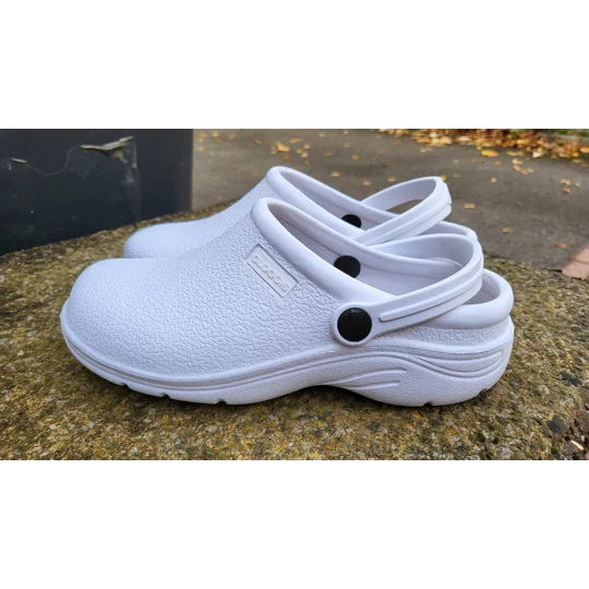 White Hospital Clogs Orthopaedic Nurse Dental Shoes Safety Mules White