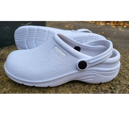 White Hospital Clogs Orthopaedic Nurse Dental Shoes Safety Mules White