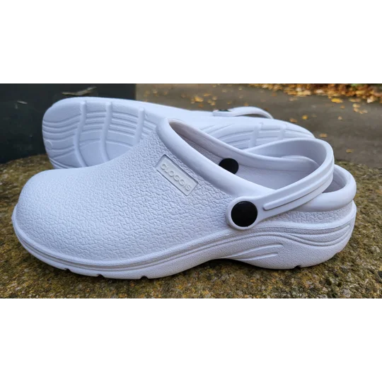 White Hospital Clogs Orthopaedic Nurse Dental Shoes Safety Mules White