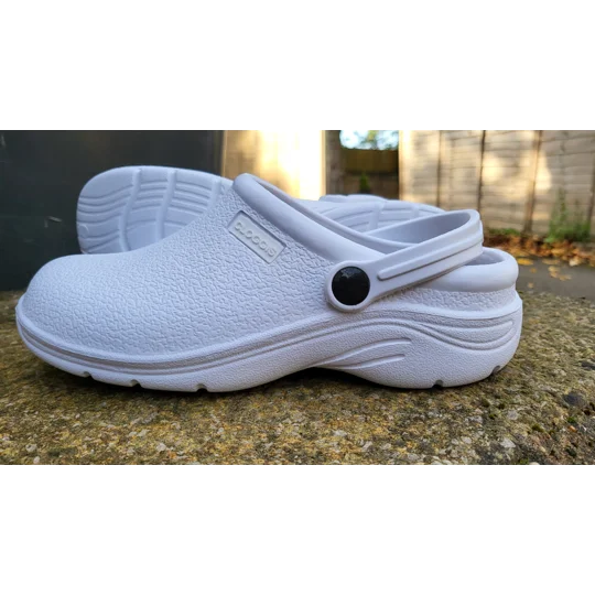 White Hospital Clogs Orthopaedic Nurse Dental Shoes Safety Mules White