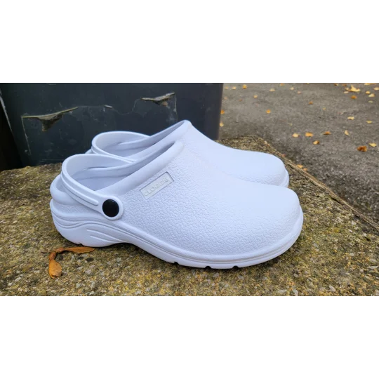White Hospital Clogs Orthopaedic Nurse Dental Shoes Safety Mules White