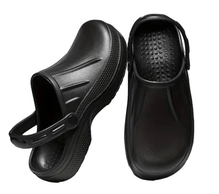 Black work Clogs for Kitchen staff, Chefs, Hospital staff nurse, Dental staff' Veterinary Nurses,