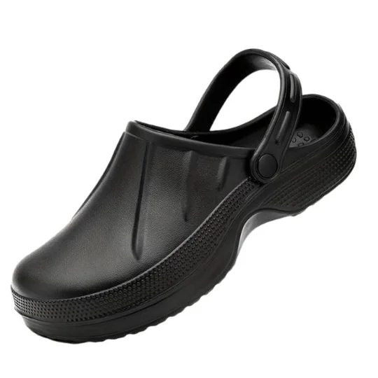 Black work Clogs for Kitchen staff, Chefs, Hospital staff nurse, Dental staff' Veterinary Nurses,