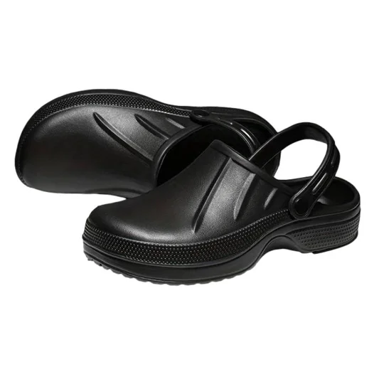 Black work Clogs for Kitchen staff, Chefs, Hospital staff nurse, Dental staff' Veterinary Nurses,