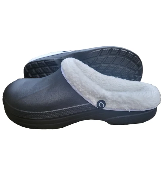 Mens Size 13 clogs euro 48 large Fur Lined Clogs Full Clogs Chefs Kitchen Garden Shoes Slippers