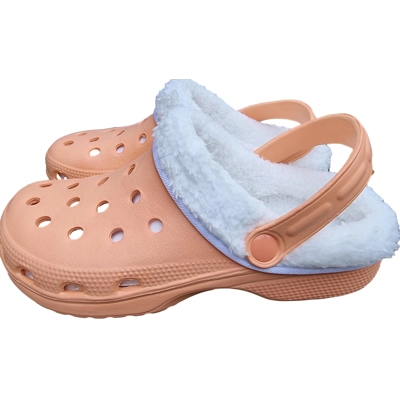 Fur Clogs Lined Adults Slippers Furry Clog Shoes Lightweight Mens Womens Garden Sandals Furry