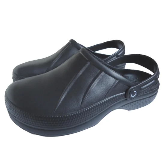 Black work Clogs for Kitchen staff, Chefs, Hospital staff nurse, Dental staff' Veterinary Nurses,