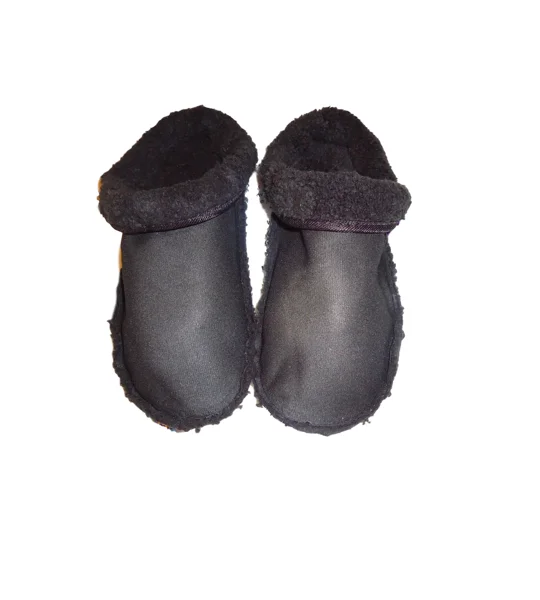 Insoles for Crocs Fluffy Liners Black Fur Shoe Insole Insert Lining Warm Removable Furry Croc Liners