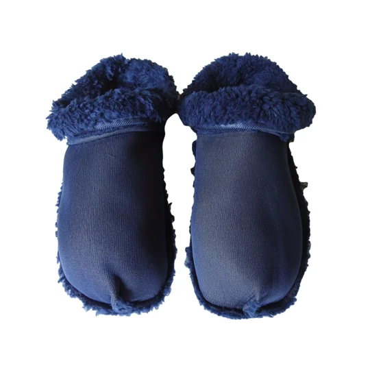 Fluffy Liners Insoles Replacement Navy Fur Inserts For Mammoth Crocs Shoes Clogs