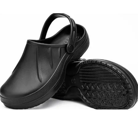 GARDEN CLOGS Shoes Black Slip On Clog Sandal Work Garden Clog Mule comfortable Shoes