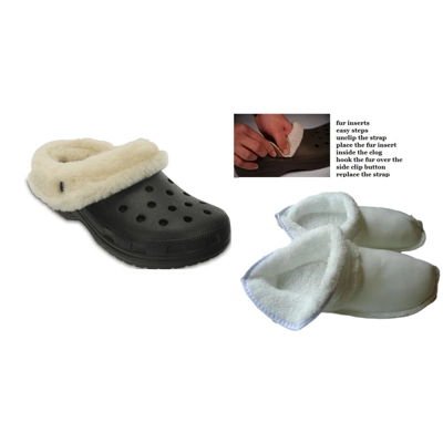 Fluffy Liners Insoles Replacement  Navy Fur Inserts For Mammoth Crocs Shoes Clogs Fluffy Liners Insoles Replacement  Navy Fur Inserts For Mammoth Crocs Shoes Clogs