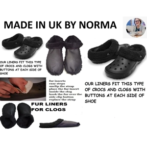 Insoles for Crocs Fluffy Liners Black Fur Shoe Insole Insert Lining Warm Remov.. Insoles for Crocs Fluffy Liners Black Fur Shoe Insole Insert Lining Warm Remov..