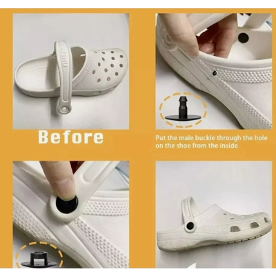 Rivets Set Crocs Replacement Buttons Fastener For Broken croc shoes fix repair