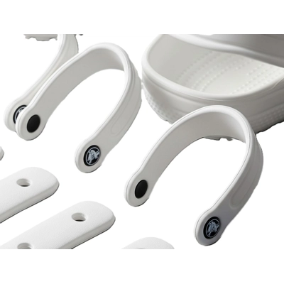 Replacement Straps fix repair your Crocs, 2 Straps, 4 Rivet buttons to repair and fix broken clogs