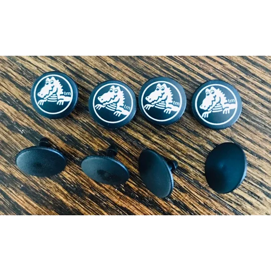 4 x Rivets Sets, Croc Fastener, Button to fit repair For Crocs Adults Kids broken clogs replacement