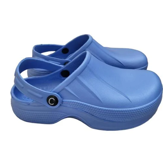 Durable EVA Medical Work Shoes - Soft Sole, Closed Toe, Solid Ideal for Doctors Chef Nurses