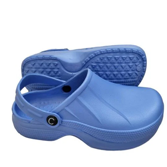 Durable EVA Medical Work Shoes - Soft Sole, Closed Toe, Solid Ideal for Doctors Chef Nurses