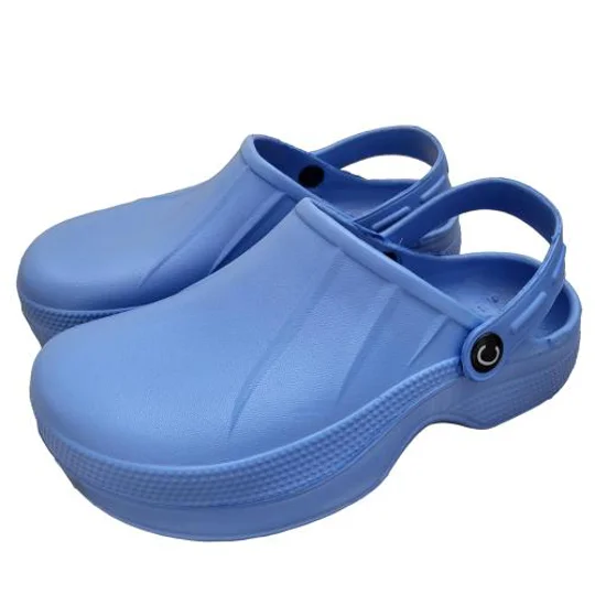 Durable EVA Medical Work Shoes - Soft Sole, Closed Toe, Solid Ideal for Doctors Chef Nurses
