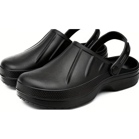 size 13 - 14 mens clogs euro 48 extra large Wide feet big clog shoes kitchen garden hospital chef