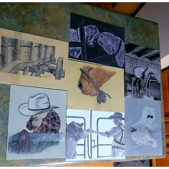 print 8x10 of original artwork by Felicia