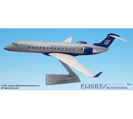 United Express Bombardier CRJ-200LR 1:100