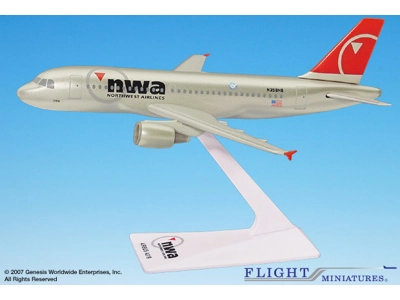 NWA Northwest Airlines Airbus A319-100 1:200