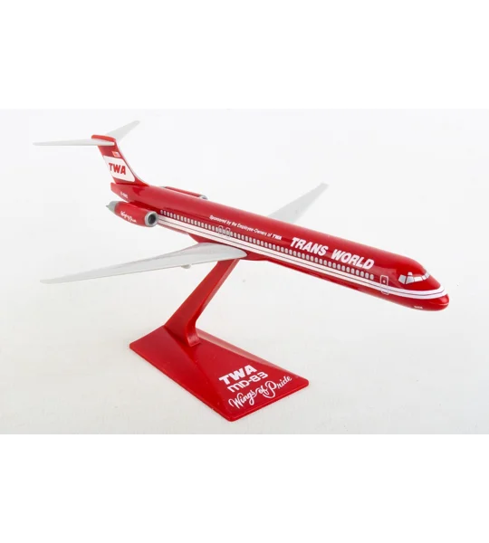TWA Trans World McDonnell Douglas MD-83 "Wings of Pride" 1:200