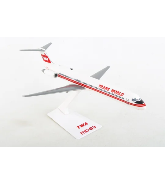 TWA Trans World McDonnell Douglas MD-83 1:200