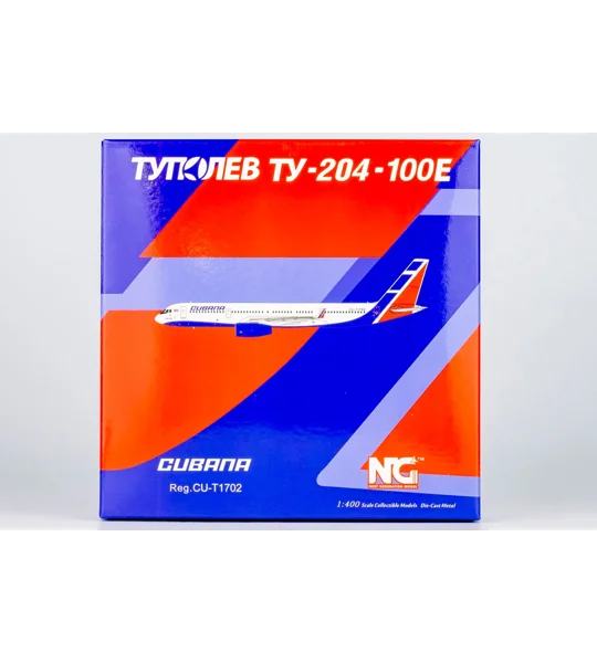 Cubana Tupolev TU-204-100 1:400