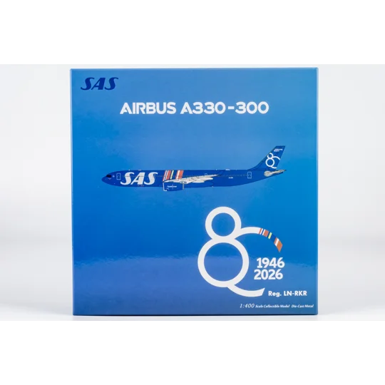 SAS Scandinavian Airbus A330-300 "80 Years" 1:400