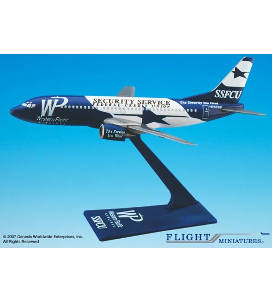 Western Pacific Airlines Boeing 737-300 "SSFCU" 1:200