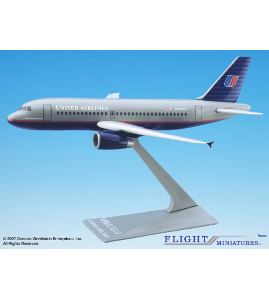 United Airlines Airbus A319-100 1:200