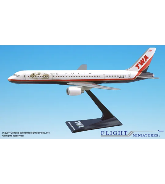 TWA Trans World Boeing 757-200 1:200