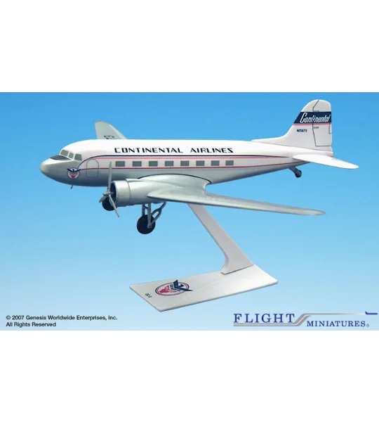 Continental Airlines Douglas DC-3 1:100