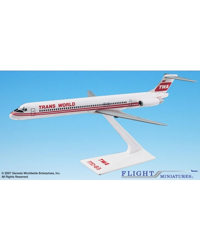 TWA Trans World McDonnell Douglas MD-83 1:200