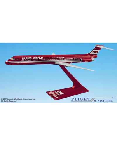 TWA Trans World McDonnell Douglas MD-83 "Wings of Pride" 1:200
