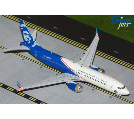 Alaska Boeing 737-8 "Honoring those who serve" 1:200