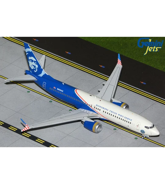 Alaska Boeing 737-8 "Honoring those who serve" 1:200