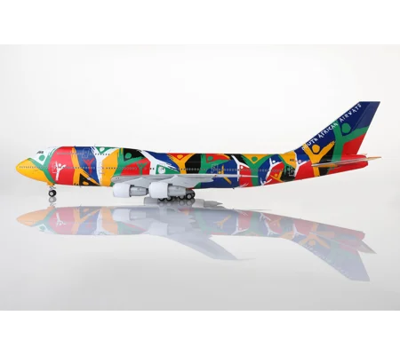 South African Airways Boeing 747-300 "Ndizani" Flaps Down 1:200