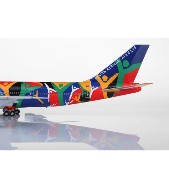 South African Airways Boeing 747-300 "Ndizani" Flaps Down 1:200