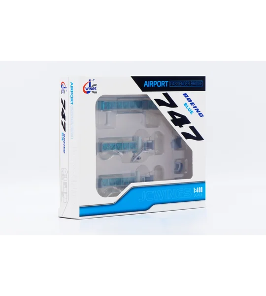 Passasjerbro Boeing 747 Blå 1:400