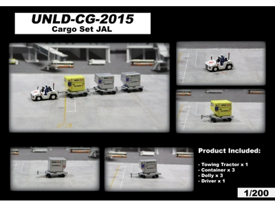 JAL Cargo Set 1:200