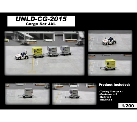 JAL Cargo Set 1:200