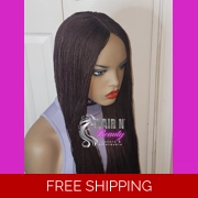 Glueless/Closure Senegalese twist Braided Wig