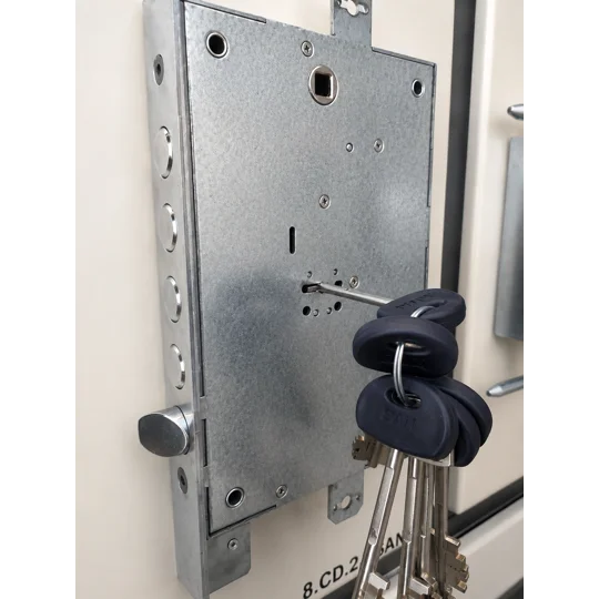 FIAM - ISEO 648 /High Security Deadbolt Lock for Armored Doors / with 5 Keys