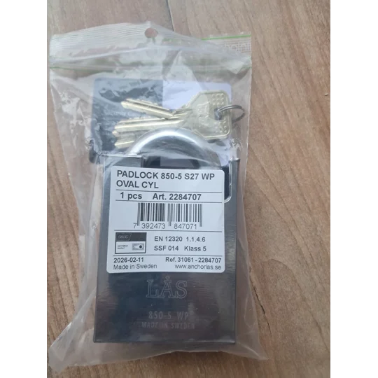 ANCHOR LÅS 850-5 Oval WP PS High Security Padlock