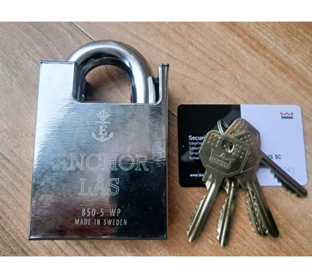 ANCHOR LÅS 850-5 Oval WP PS High Security Padlock